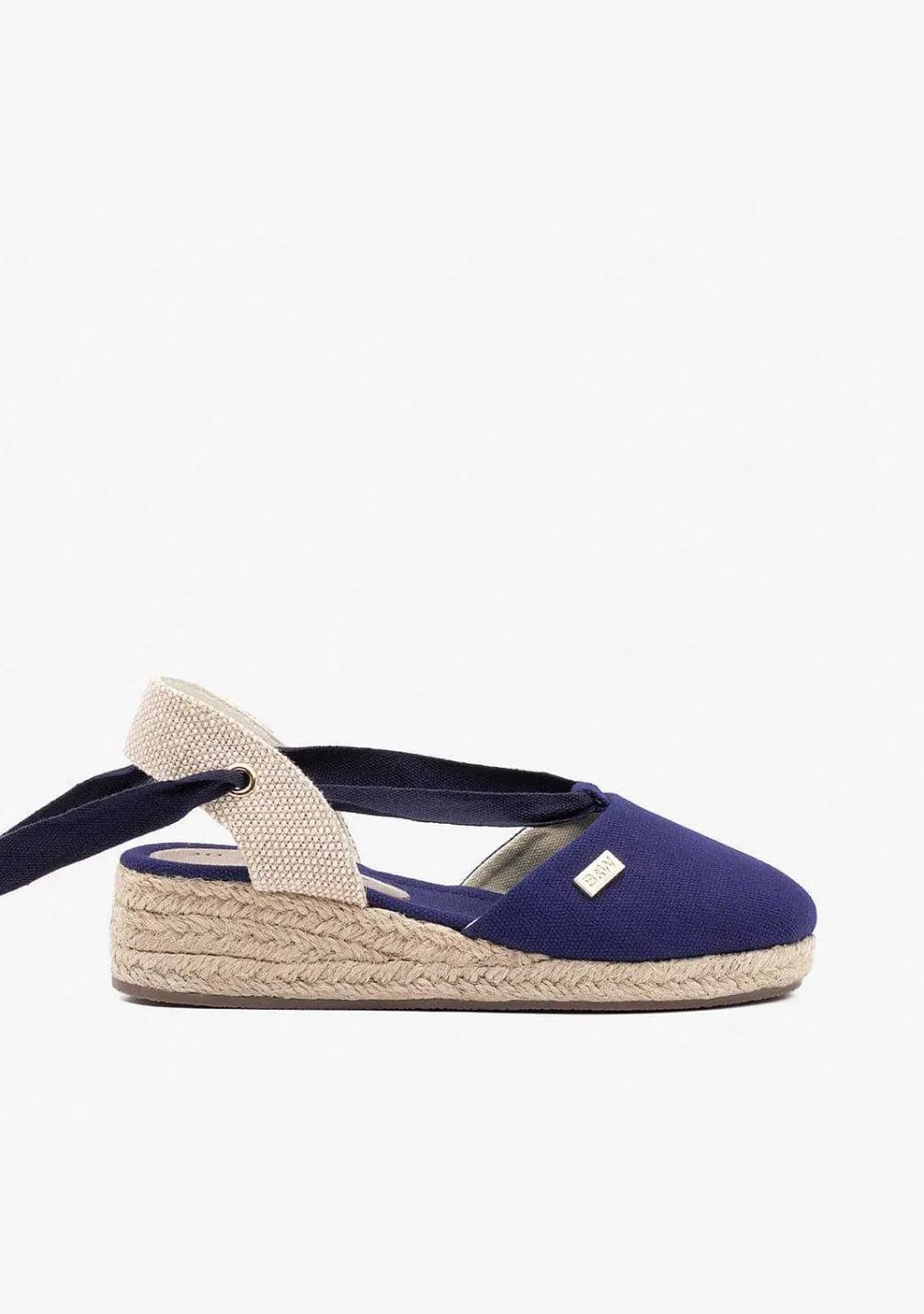 Alpercatas-Conguitos Alpercatas De Cunha Azul-Marinho Para Menina