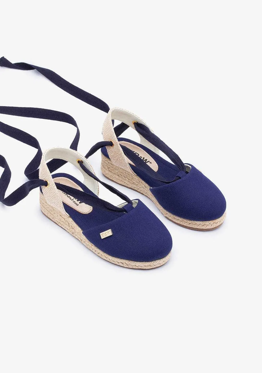 Alpercatas-Conguitos Alpercatas De Cunha Azul-Marinho Para Menina