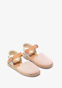 Alpercatas-Conguitos Alpercatas De Fivela Rosa De Menina