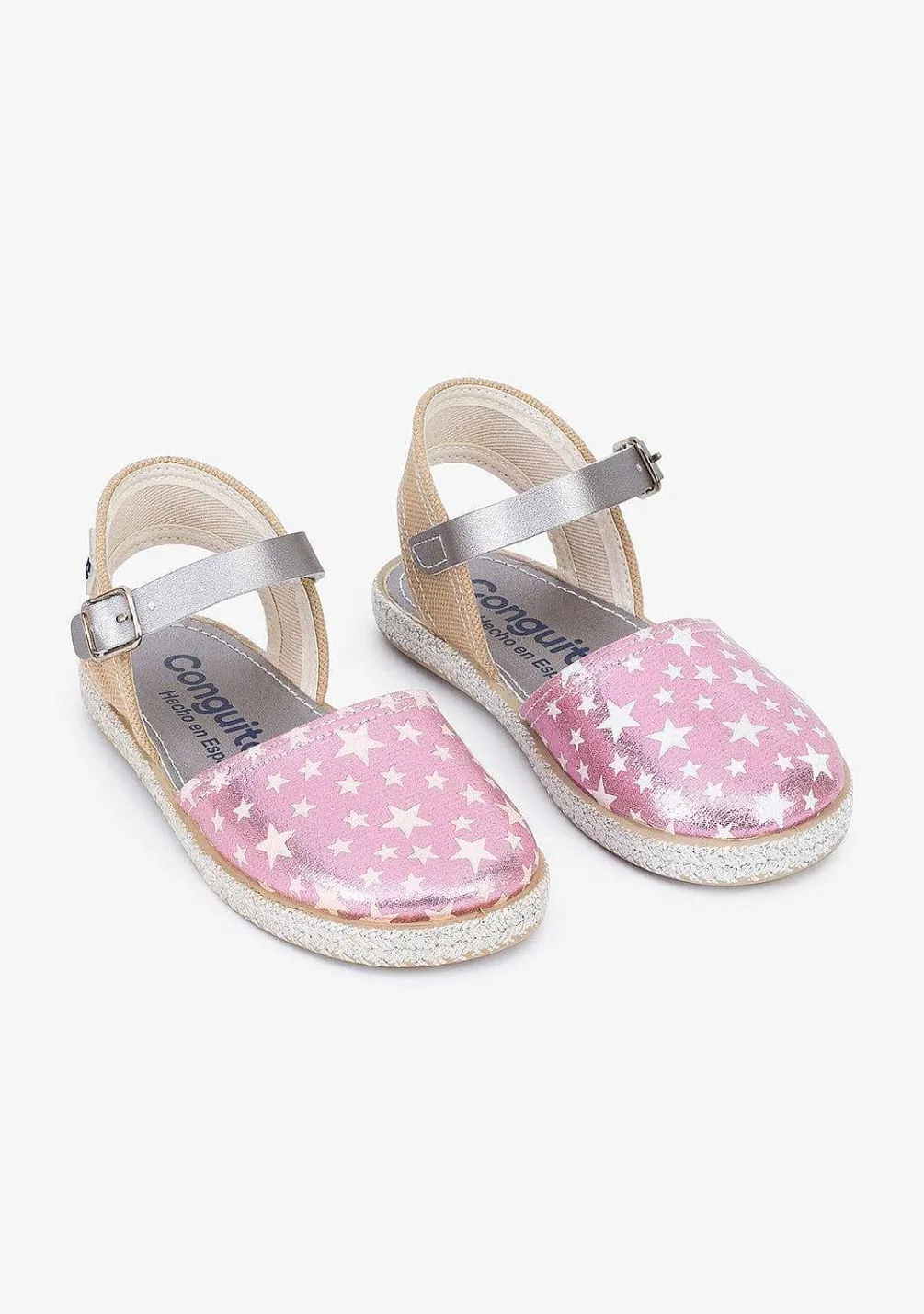 Alpercatas-Conguitos Alpercatas Star Pink Glow De Menina