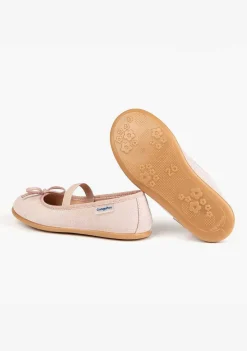 Sapatos Rasos-Conguitos Bailarinas Basicas Rosa De Menina