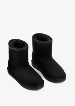 Botas Australianas-Conguitos Botas Australianas Basicas Pretas Repelente De Agua P&B