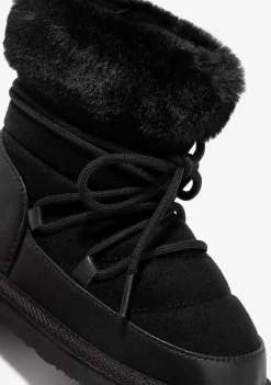 Botas-Conguitos Botas Australianas Com Cordao Preto Para Menina P&B