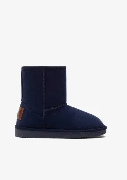 Botas-Conguitos Botas Australianas Com Logotipo Da Marinha Repelente De Agua P&B