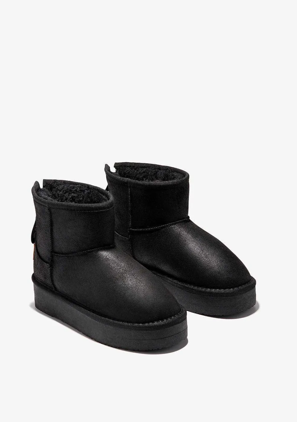 Botas-Conguitos Botas Australianas Com Ziper Preto P&B