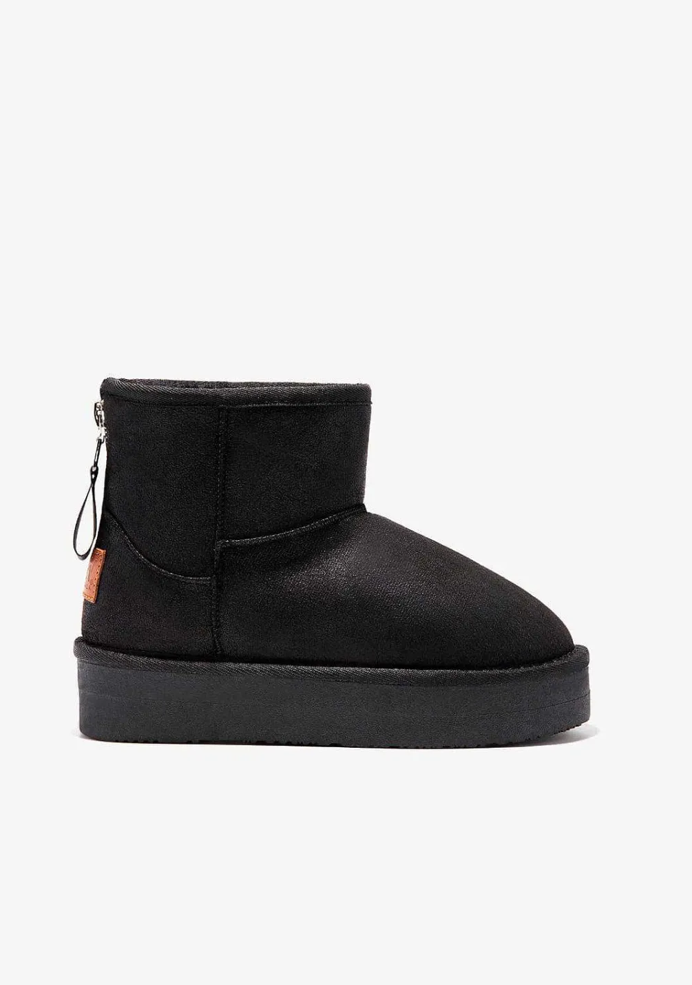 Botas-Conguitos Botas Australianas Com Ziper Preto P&B
