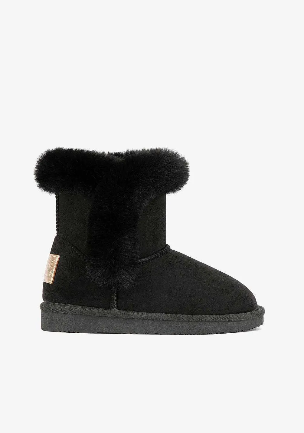 Botas-Conguitos Botas Australianas De Pele Preta P&B