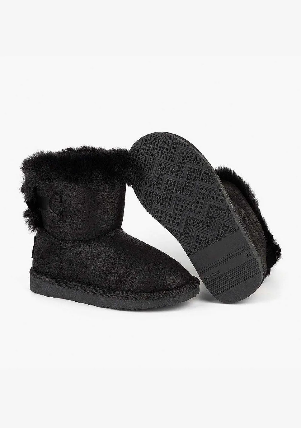 Botas Australianas-Conguitos Botas Australianas Pretas B&W Com Laco