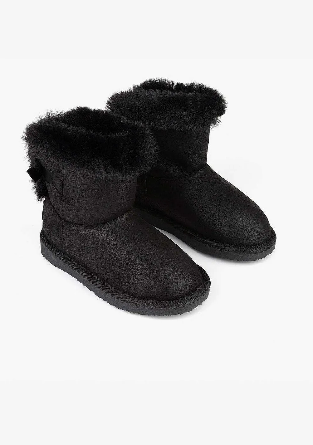 Botas Australianas-Conguitos Botas Australianas Pretas B&W Com Laco