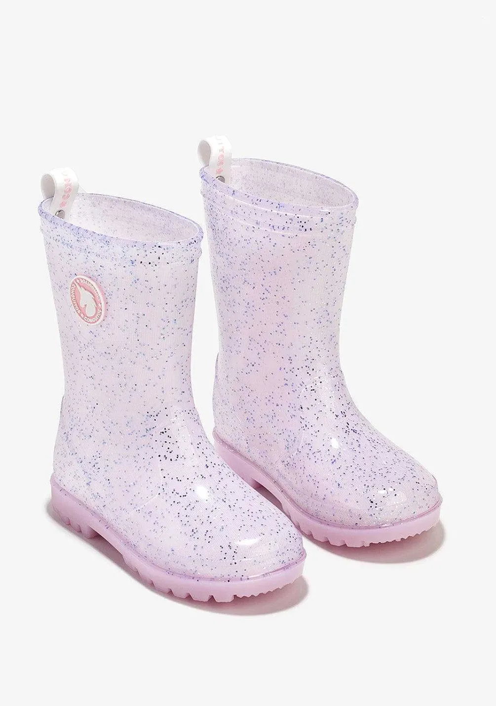 Botas De Chuva-Conguitos Botas De Chuva Rosa Com Luzes Para Menina
