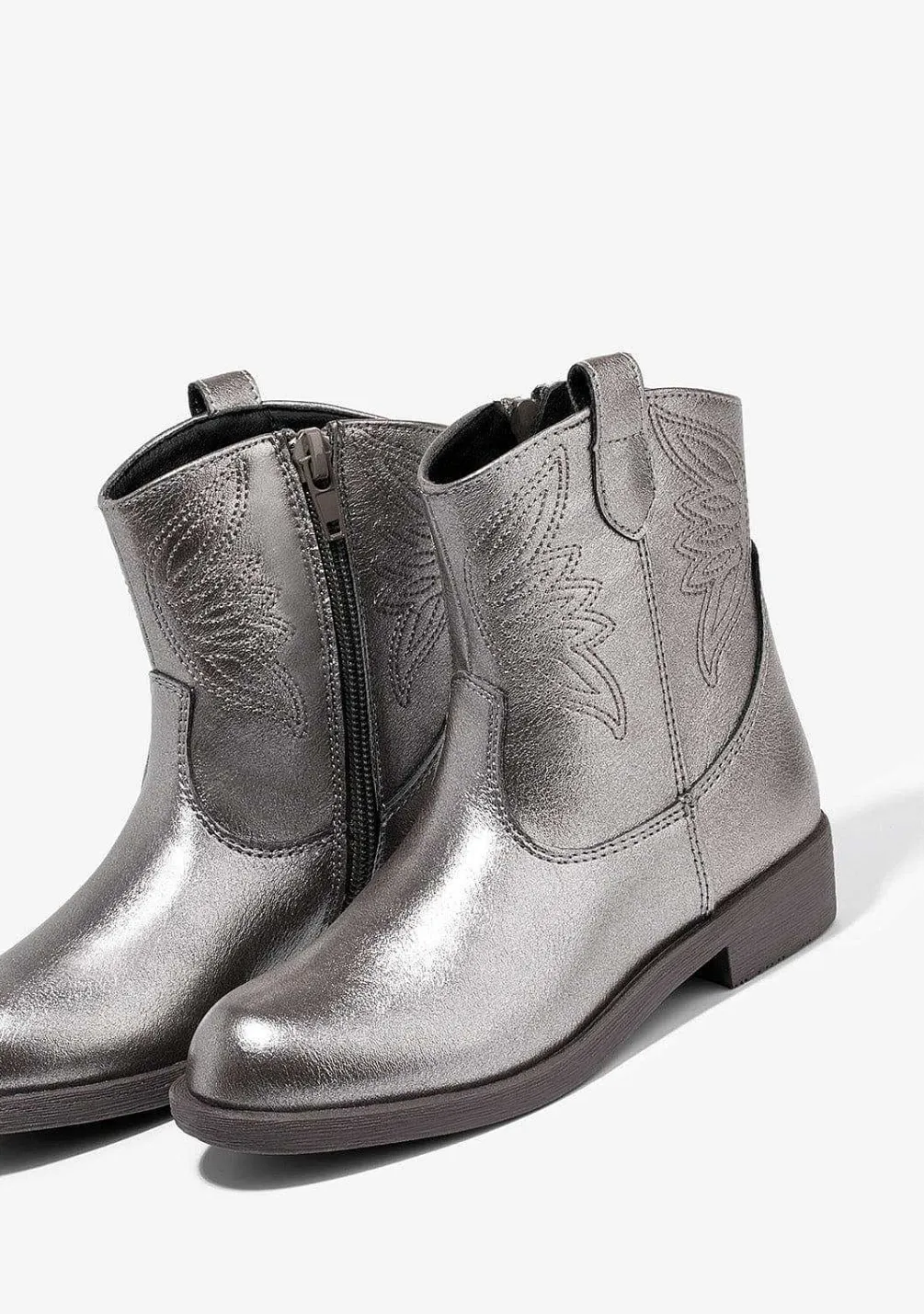 Botas-Conguitos Botins De Cowboy Com Chumbo Para Menina