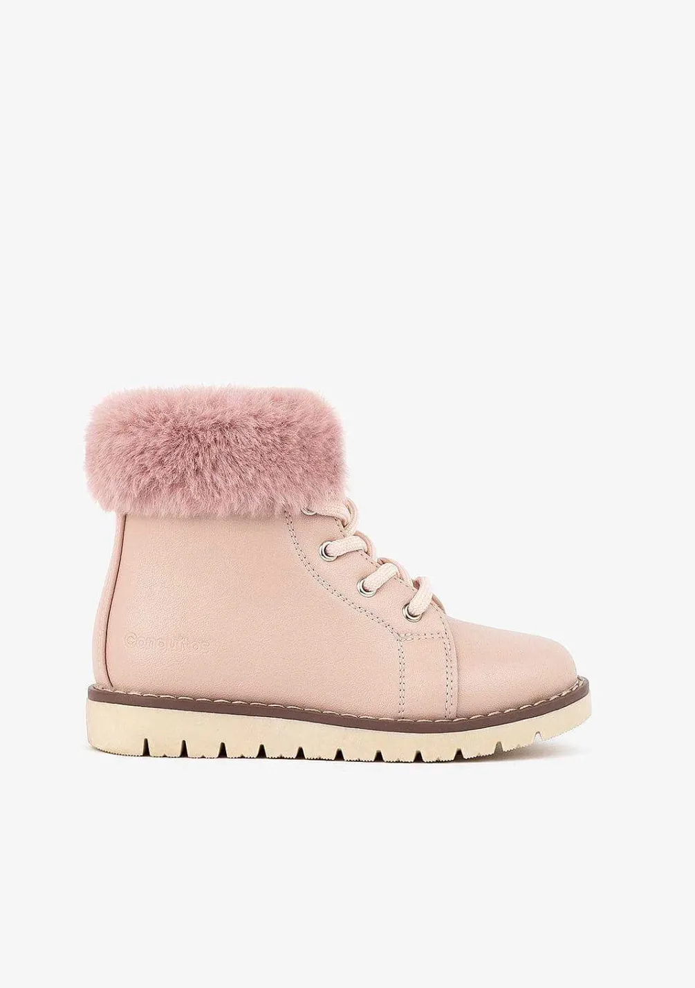 Botas-Conguitos Botins Rosa De Menina