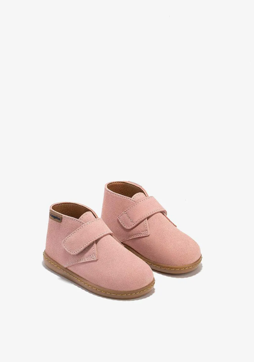 Sapatos De Menina-Conguitos Botins Unissex Rosa Safari