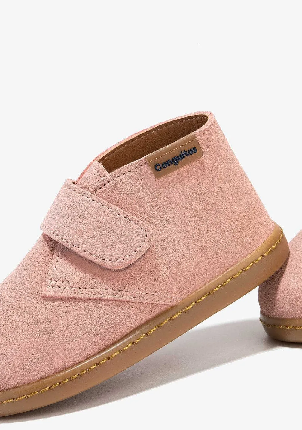 Sapatos De Menina-Conguitos Botins Unissex Rosa Safari