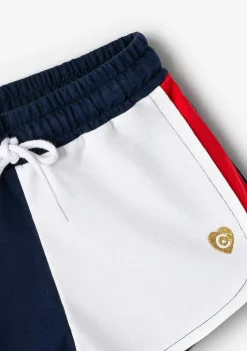 Roupas De Menina-Conguitos Calcoes Esportivos Azul Marinho