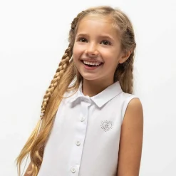 Vestidos-Conguitos Camisa Branca De Menina