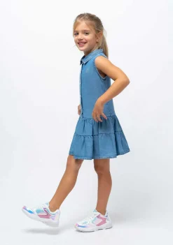 Vestidos-Conguitos Camisa Jeans Feminina