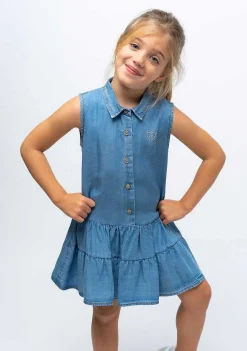 Vestidos-Conguitos Camisa Jeans Feminina