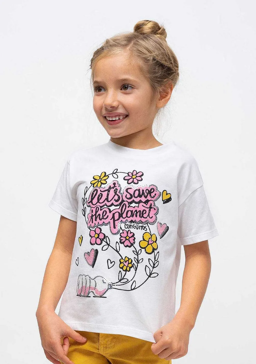 Camisetas-Conguitos Camiseta Feminina "Salve O Planeta"