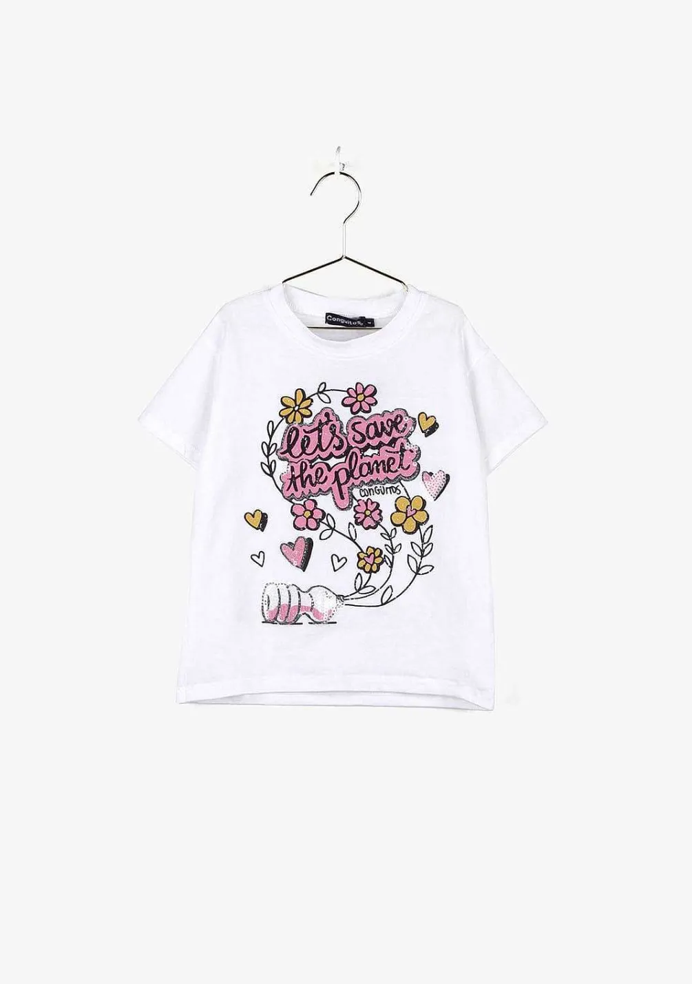 Camisetas-Conguitos Camiseta Feminina "Salve O Planeta"