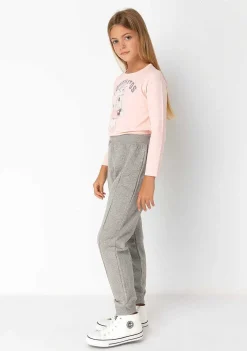 Camisetas-Conguitos Camiseta Feminina Teddy University Rosa