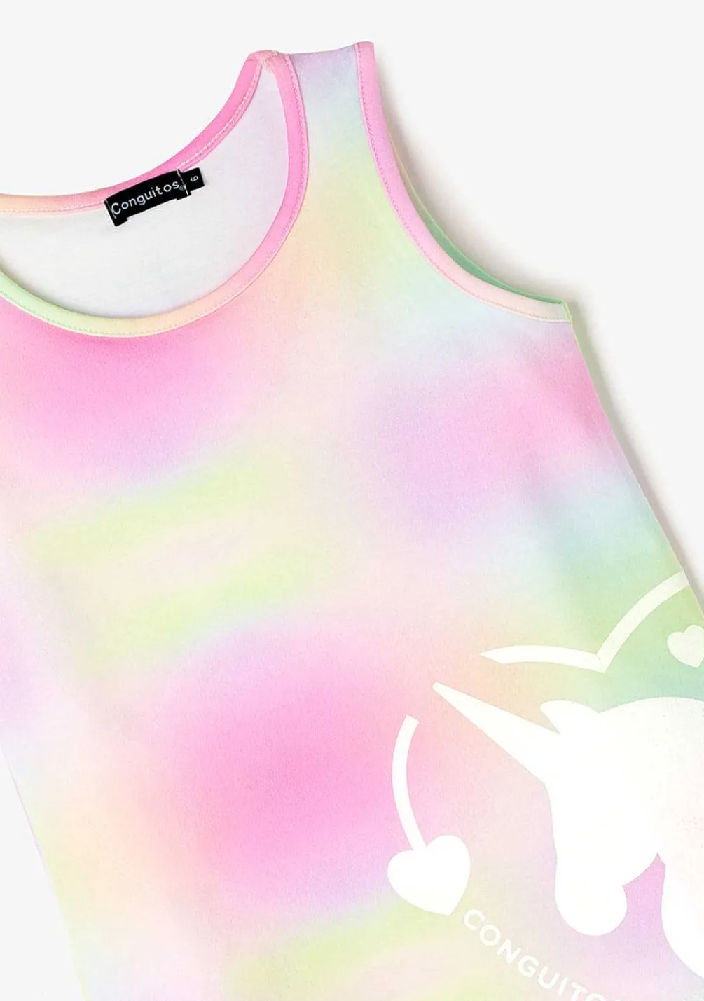 Roupas De Menina-Conguitos Camiseta Unicornio Multicolorida