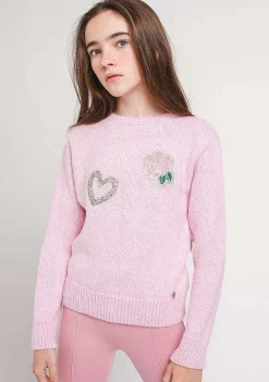Roupas De Menina-Conguitos Camisola Flores Rosa Menina