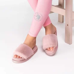 Chinelos Para Casa-Conguitos Chinelo Domestico Rosa Aberto