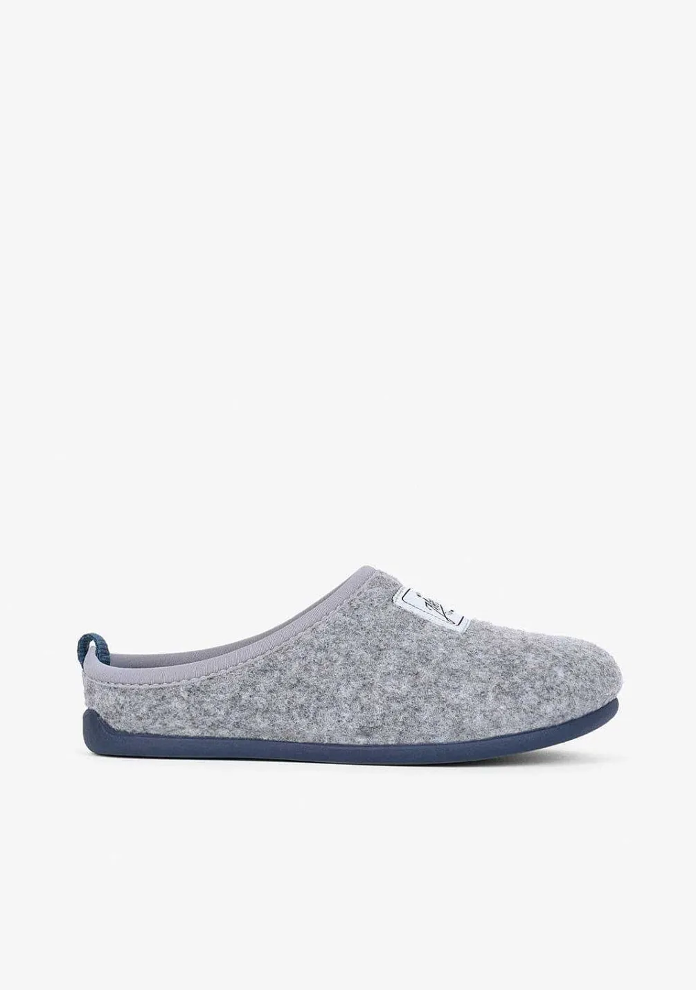 Sapatos De Menino-Conguitos Chinelos Ecologicos Para Casa Cinza Azul