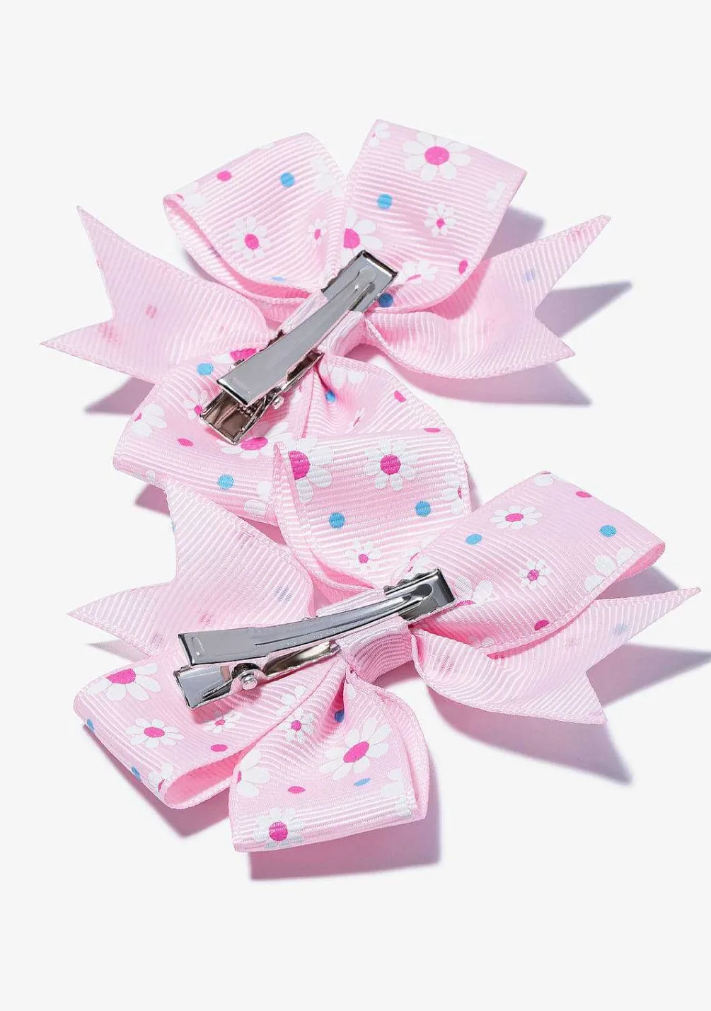Todos Os Acessórios-Conguitos Conjunto De Lacos De Flores Rosa