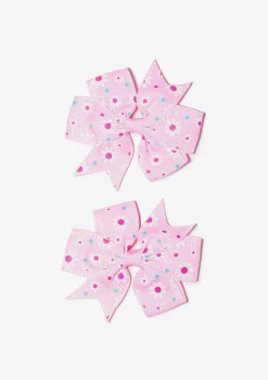 Todos Os Acessórios-Conguitos Conjunto De Lacos De Flores Rosa