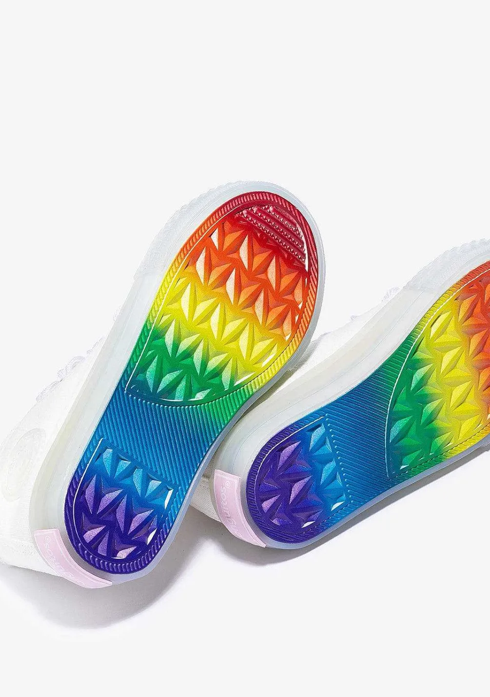 Tênis Com Luzes-Conguitos Cordao Branco Unissex Com Luzes Tênis Hi-Top Lona