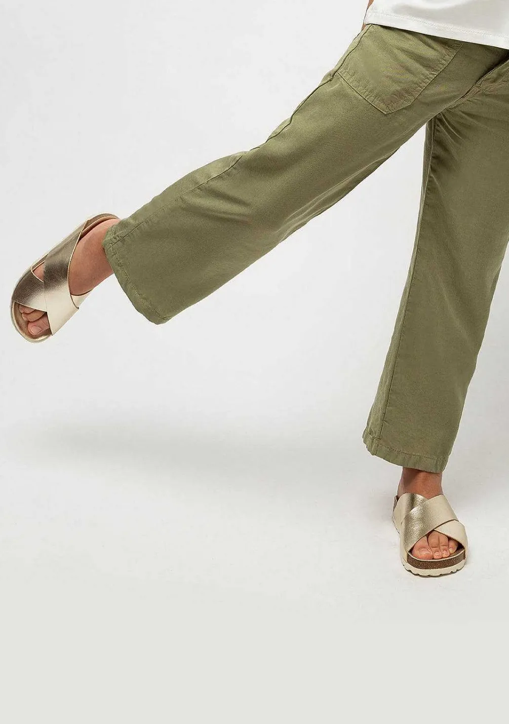 Calcas E Leggings-Conguitos Culotte Caqui De Menina