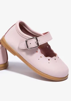 Sapatos De Cerimónia-Conguitos Fivela Rosa Bebé Mary Janes