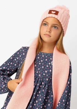 Todos Os Acessórios-Conguitos Gorro Pompom Rosa Menina
