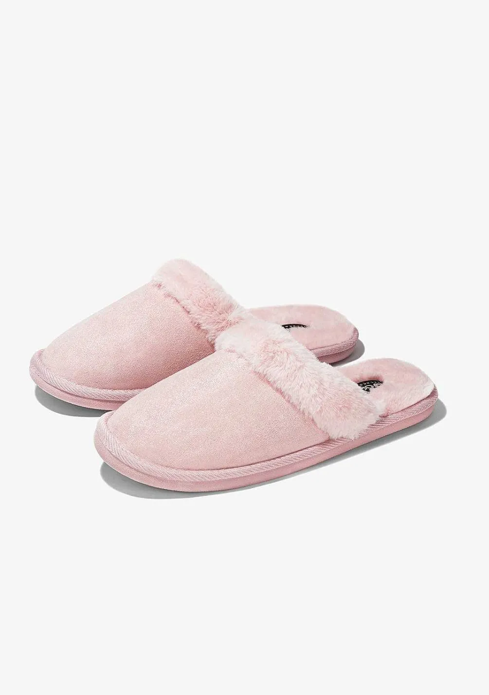 Chinelos Para Casa-Conguitos Home Chinelo Rosa Metalico