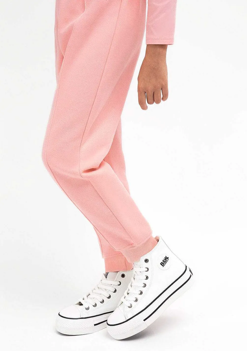 Roupas De Menina-Conguitos Joggers Basicos Rosa Menina