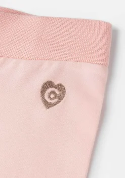 Roupas De Menina-Conguitos Joggers De Jersei Cor-De-Rosa Para Menina