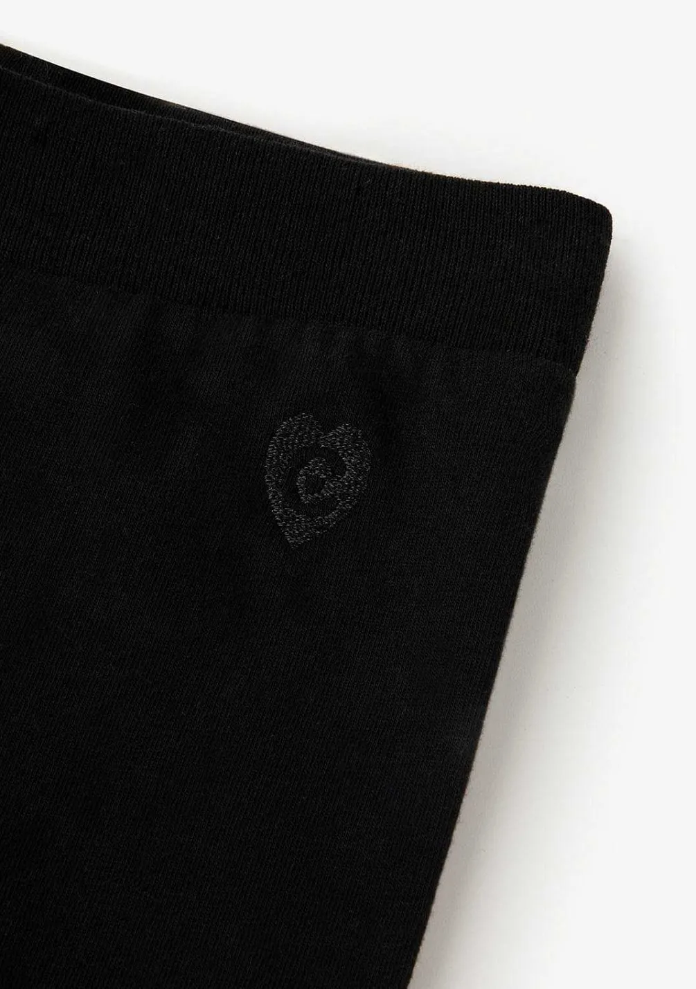 Roupas De Menina-Conguitos Joggers Em Jersey Preto Para Menina