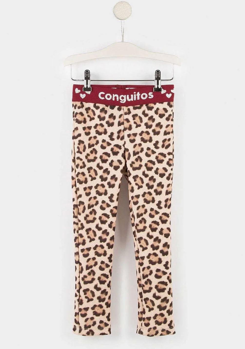 Calcas E Leggings-Conguitos Leggings De Neoprene Leopardo Para Menina