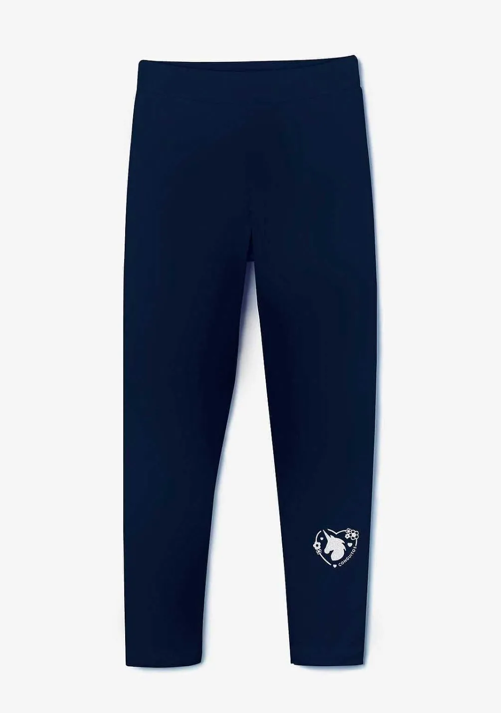 Roupas De Menina-Conguitos Leggings Unicornio Marinho Menina