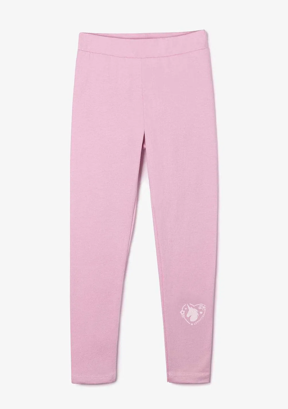Roupas De Menina-Conguitos Leggings Unicornio Rosa Menina