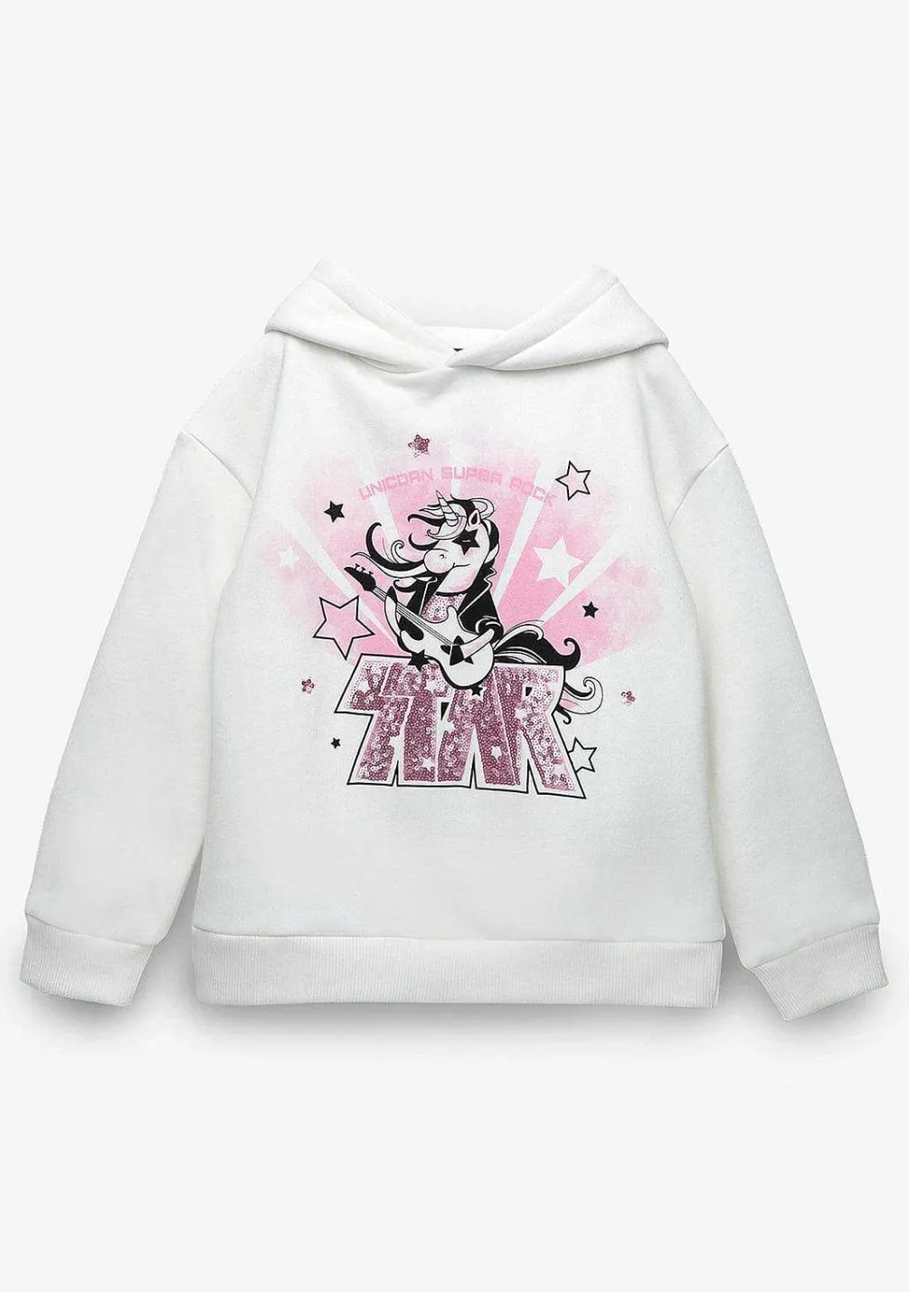 Moletons-Conguitos Moletom Unicornio White Rock Feminino