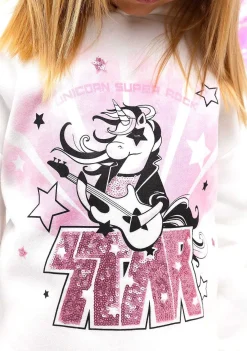 Moletons-Conguitos Moletom Unicornio White Rock Feminino