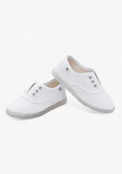 Tênis-Conguitos Plimsolls Brancos Ecologicos