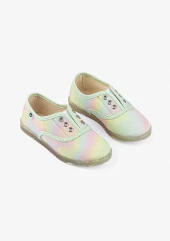 Tênis-Conguitos Plimsolls Ecologicos Tie Dye