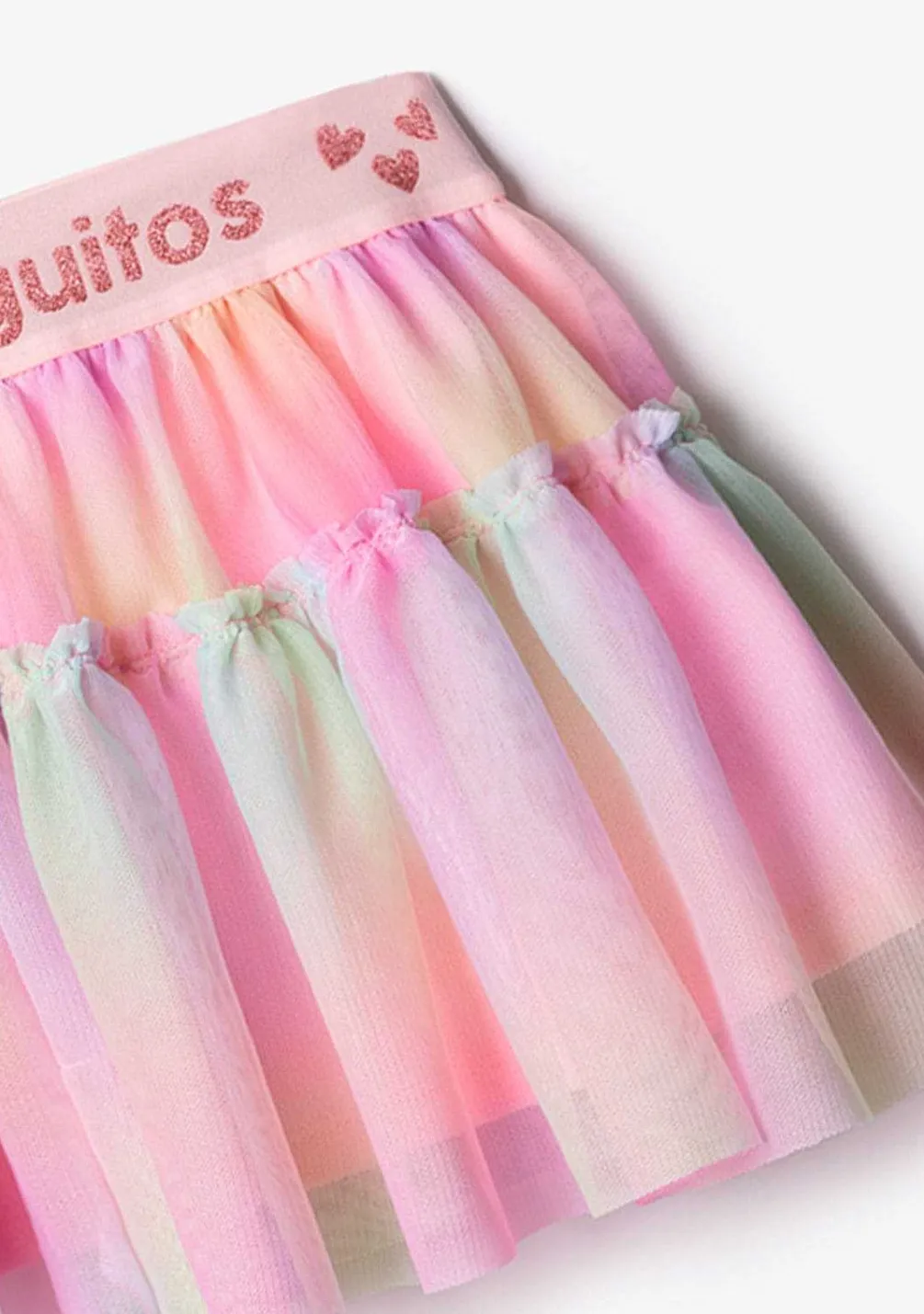 Roupas De Menina-Conguitos Saia De Tule Multicolor