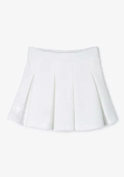 Roupas De Menina-Conguitos Saia Pregueada Caixa Branca Menina