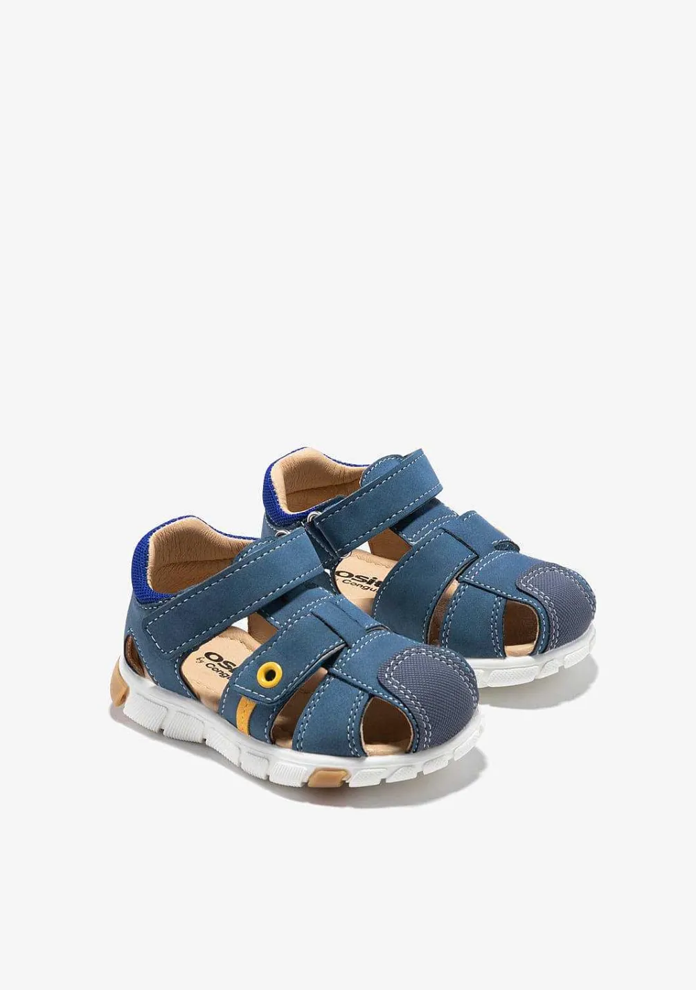 Sapatos De Menina-Conguitos Sandálias Azul Bebé