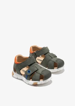 Sapatos De Menina-Conguitos Sandálias Bebé Caqui
